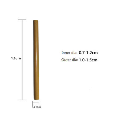 Eco Friendly Smoothie Bamboo Drinking Straws BPA Free 15cm
