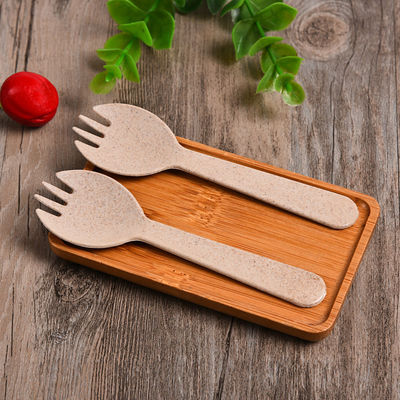 115mm Disposable Wheat Salad Ice Cream Mini Spork